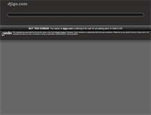 Tablet Screenshot of djigo.com